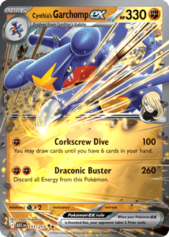 Cynthia's Garchomp ex