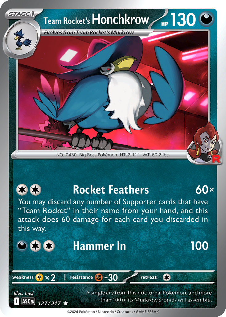 Team Rocket's Honchkrow