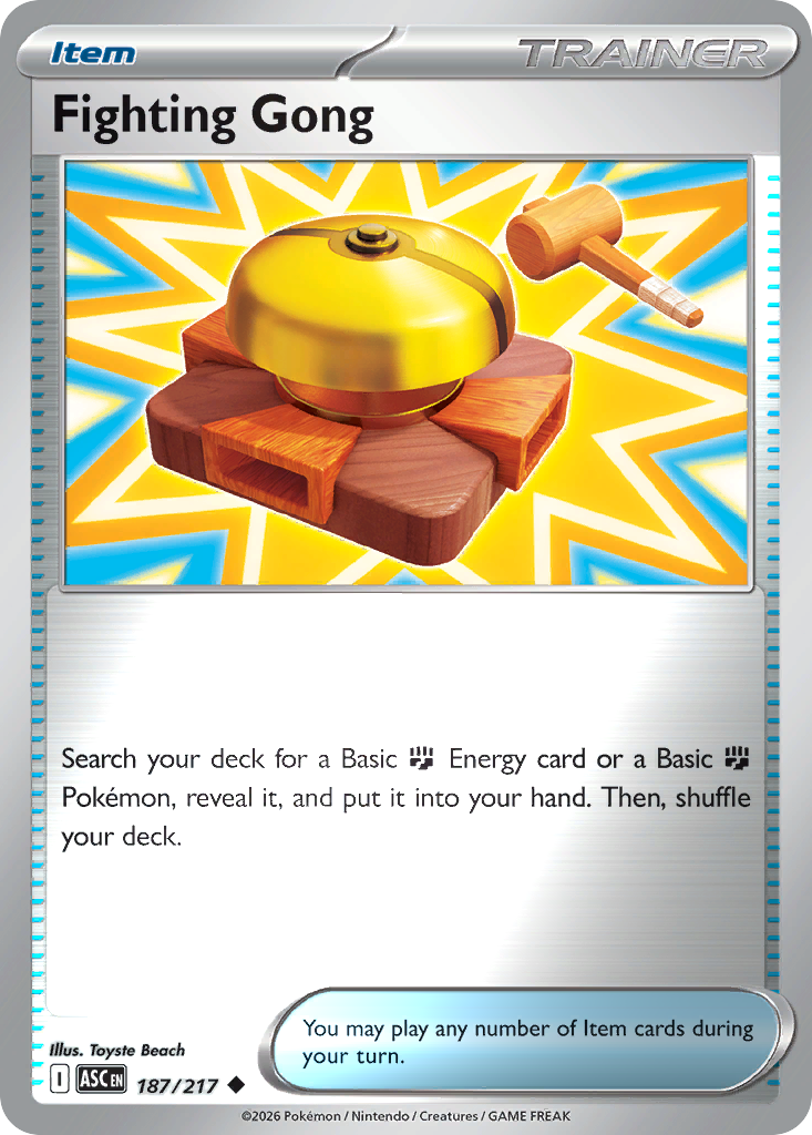 Fighting Gong 187/217 Ascended Heroes Pokémon card