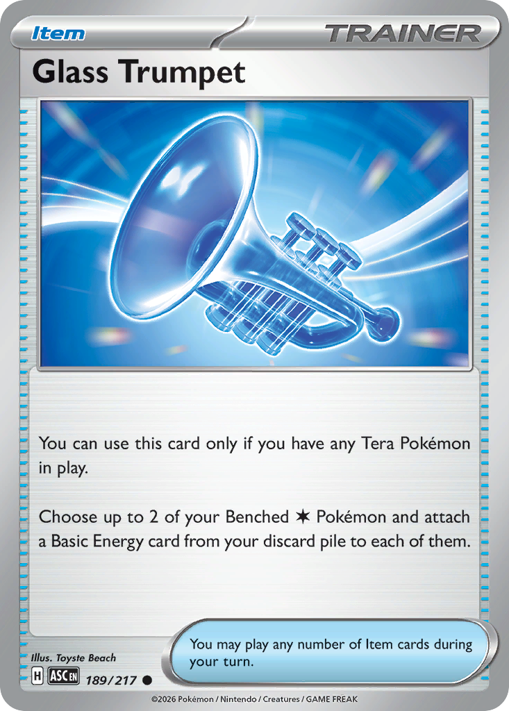 Glass Trumpet 189/217 Ascended Heroes Pokémon card