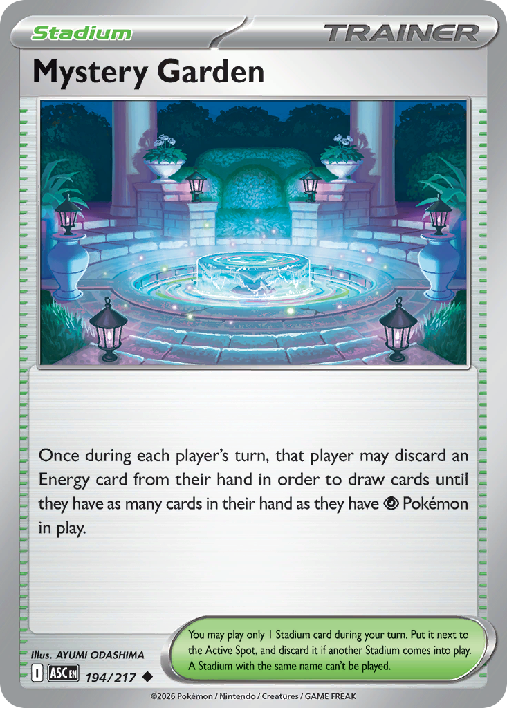 Mystery Garden 194/217 Ascended Heroes Pokémon card