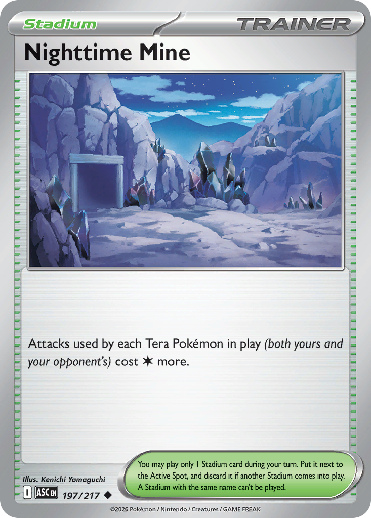 Nighttime Mine 197/217 Ascended Heroes Pokémon card