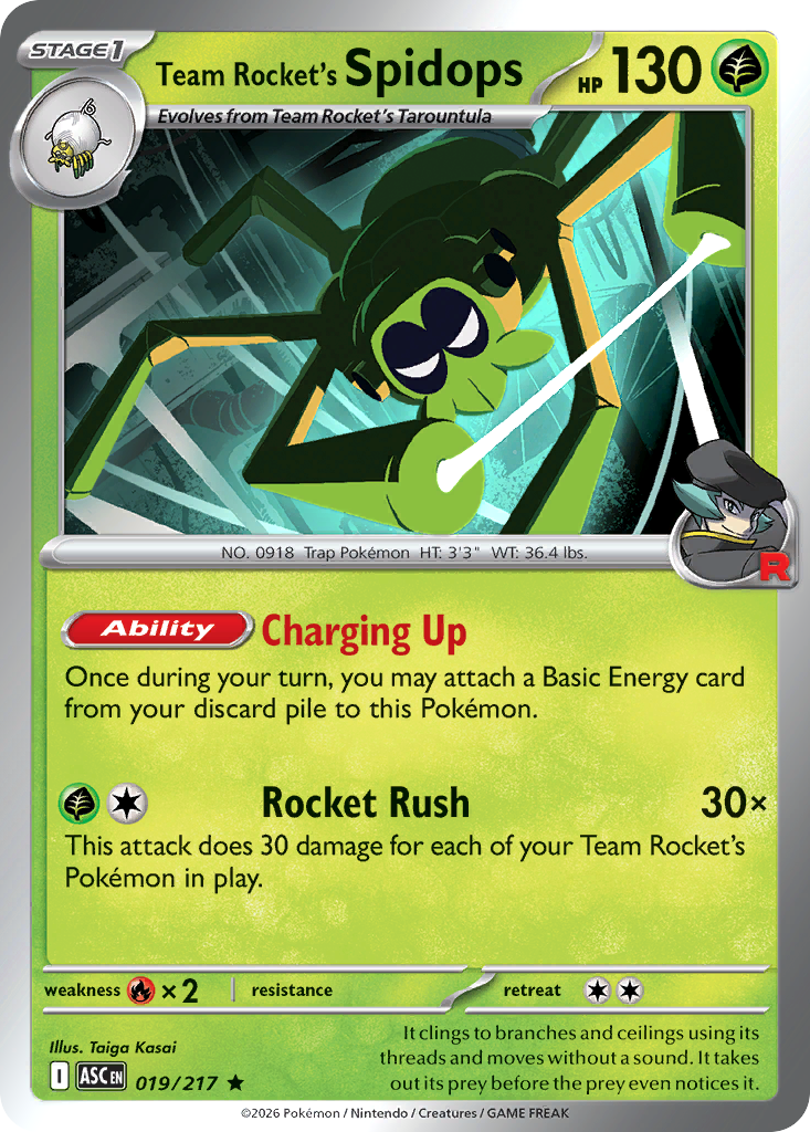 Team Rocket's Spidops