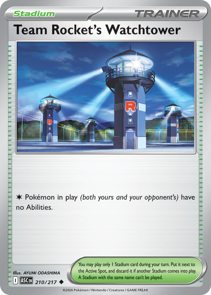 Team Rocket's Watchtower 210/217 Ascended Heroes Pokémon card
