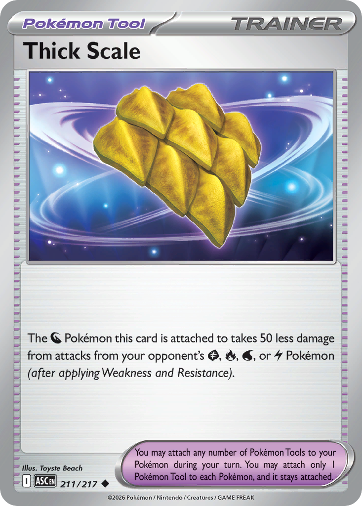Thick Scale 211/217 Ascended Heroes Pokémon card