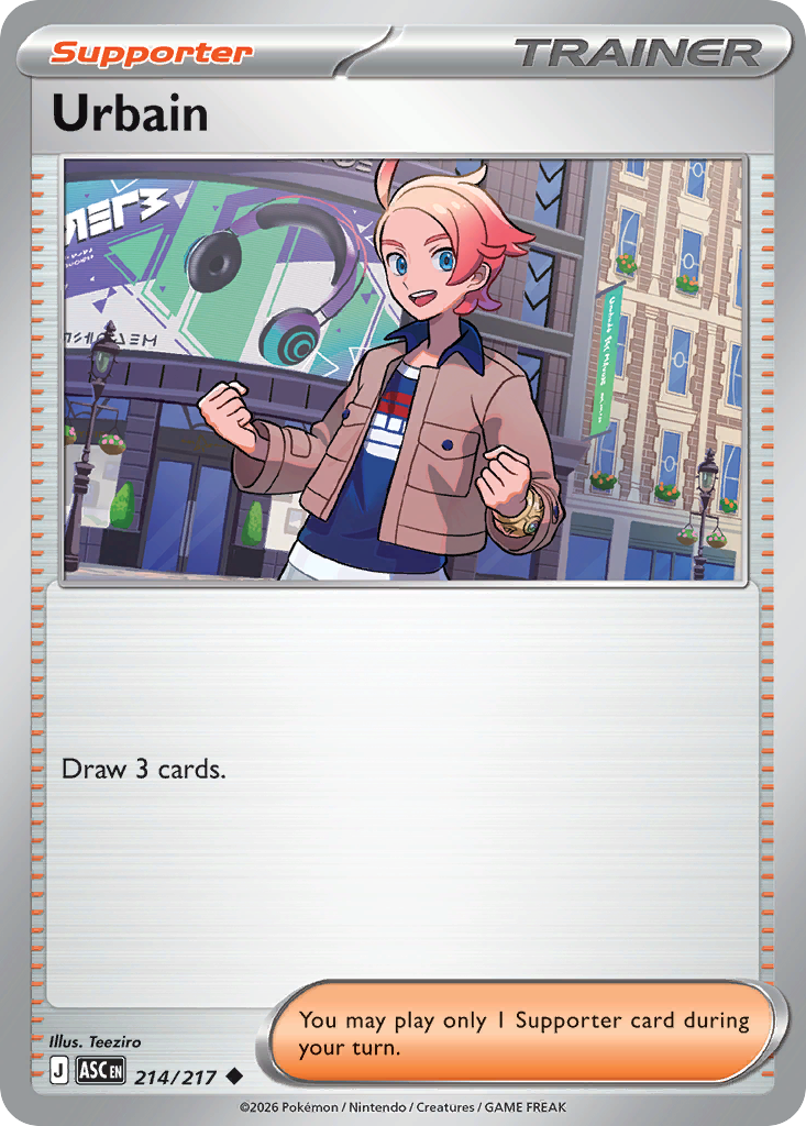 Urbain 214/217 Ascended Heroes Pokémon card