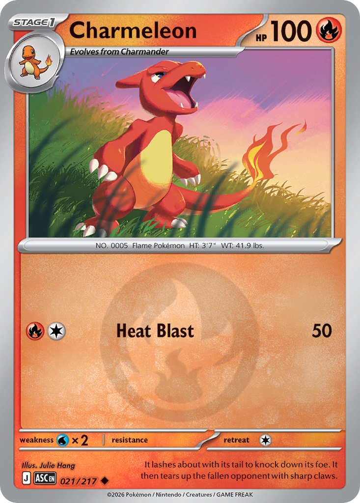 Charmeleon 021/217 Ascended Heroes Pokémon card