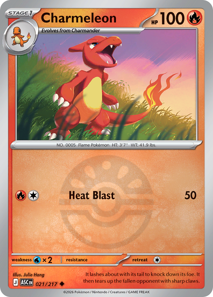 Charmeleon 021/217 Ascended Heroes Pokémon card