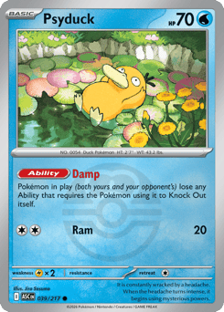 Psyduck — Ascended Heroes #39 (Love Ball)