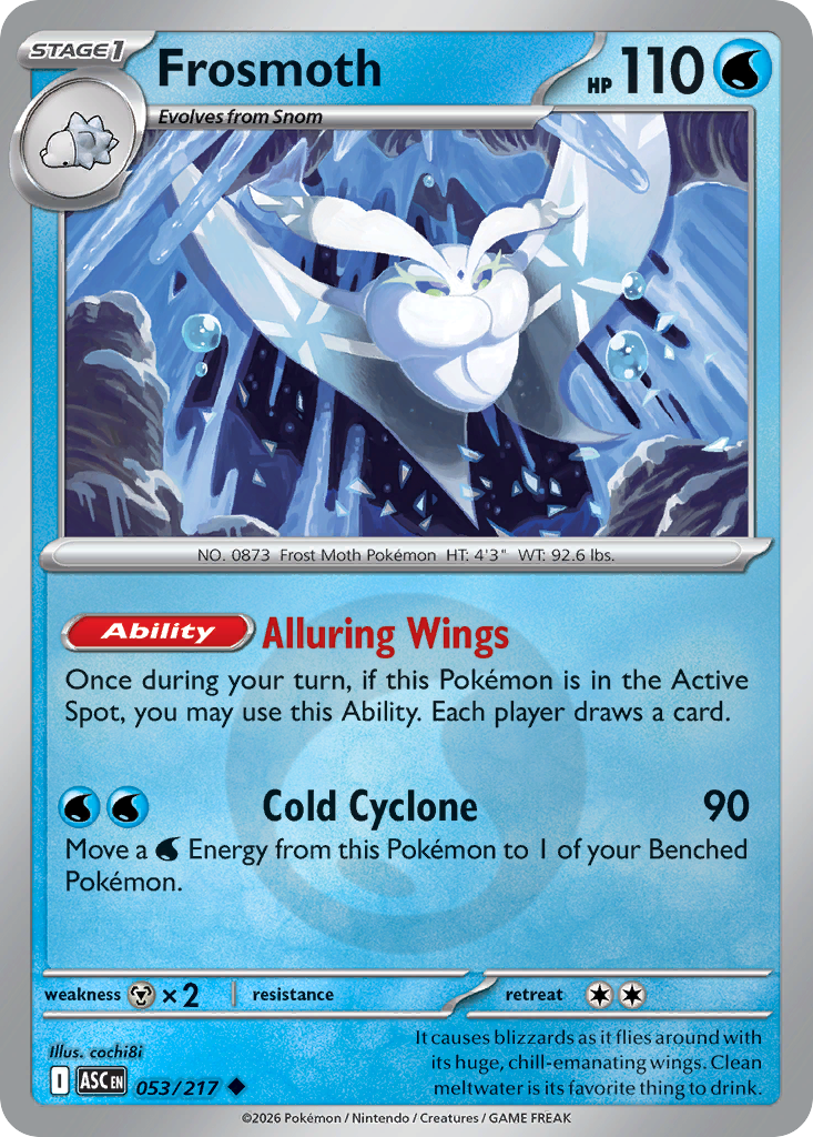 Frosmoth 053/217 Ascended Heroes Pokémon card