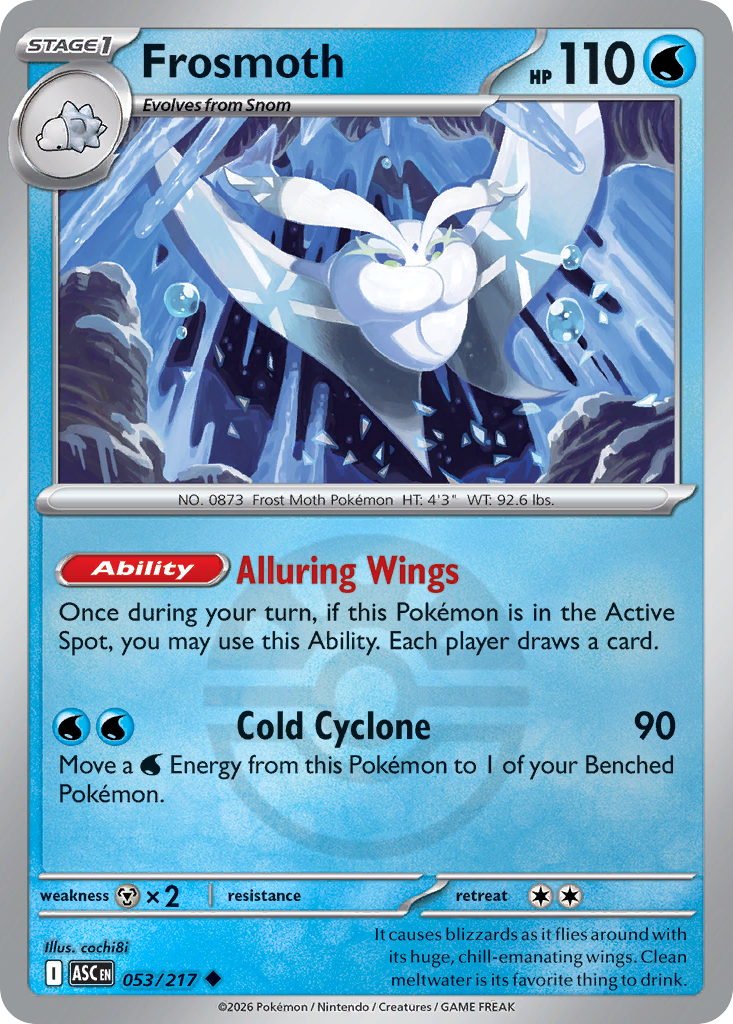 Frosmoth 053/217 Ascended Heroes Pokémon card