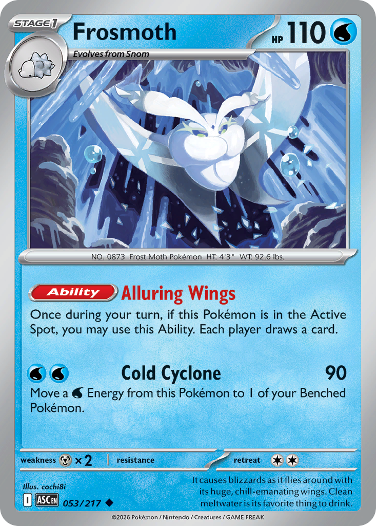Frosmoth 053/217 Ascended Heroes Pokémon card