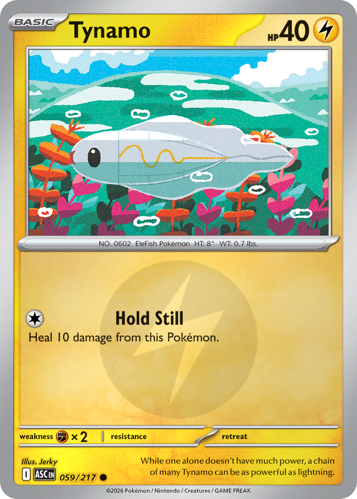 Tynamo 059/217 Ascended Heroes Pokémon card