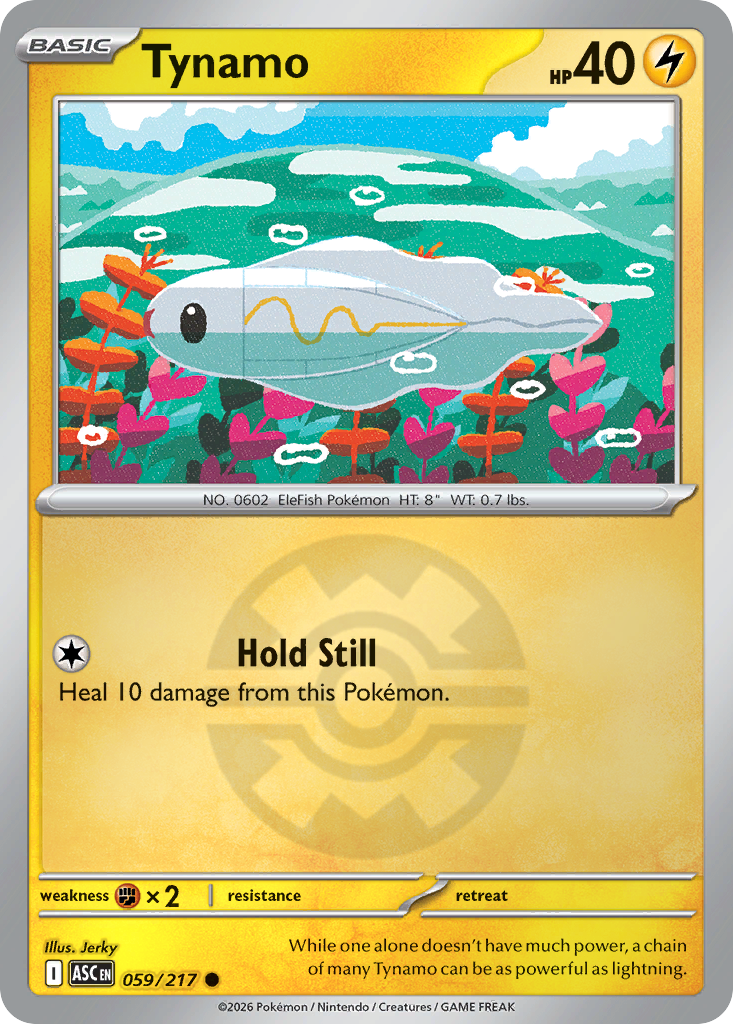 Tynamo 059/217 Ascended Heroes Pokémon card