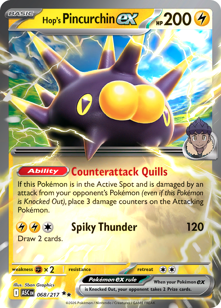 Hop's Pincurchin ex
