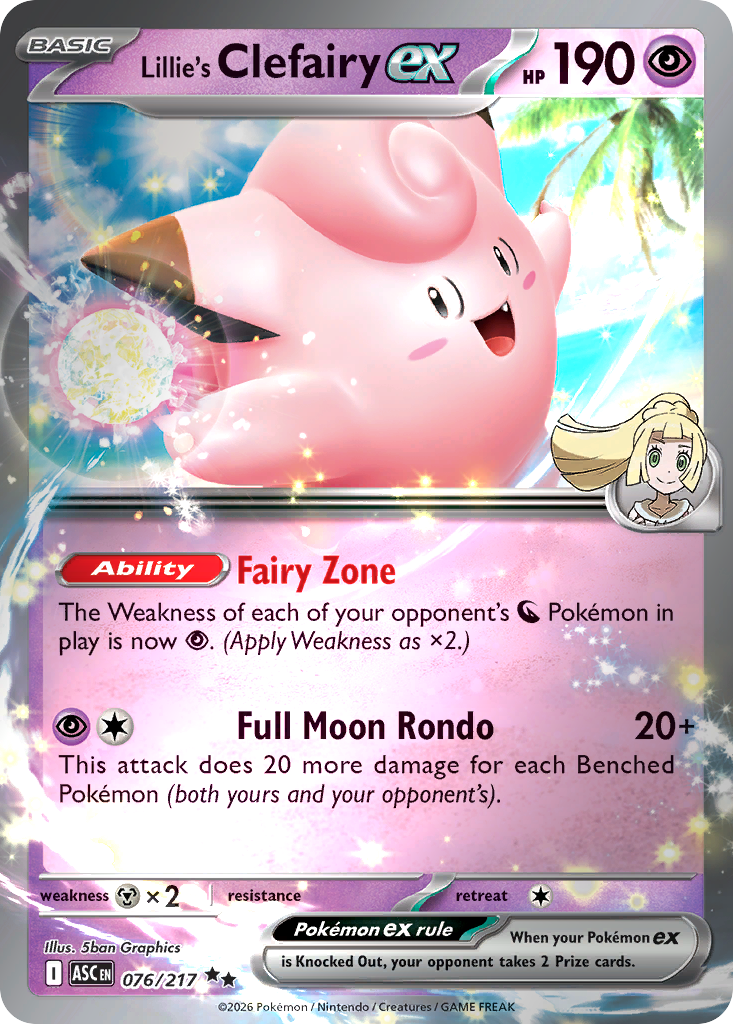 Lillie's Clefairy ex