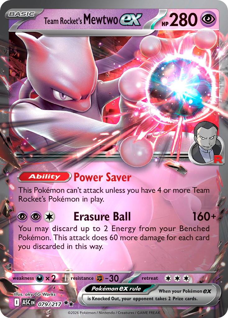 Team Rocket's Mewtwo ex