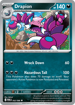 Drapion #52 from Pokemon Perfect Order