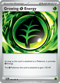 Growing Grass Energy #86 from Pokemon Perfect Order
