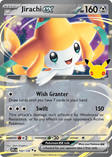 Jirachi ex card