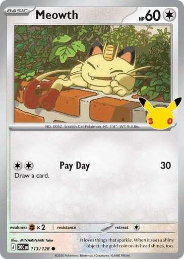 Meowth card