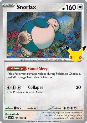 Snorlax card