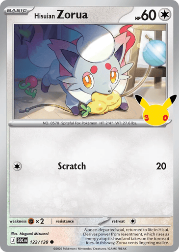 Hisuian Zorua card