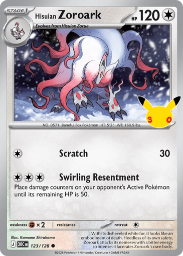 Hisuian Zoroark card