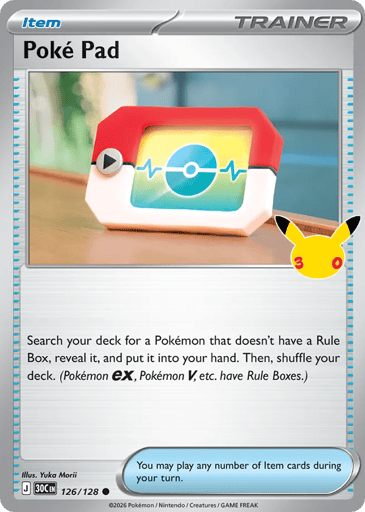 Poké Pad card