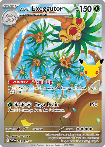 Alolan Exeggutor card