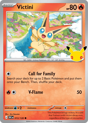 Victini card