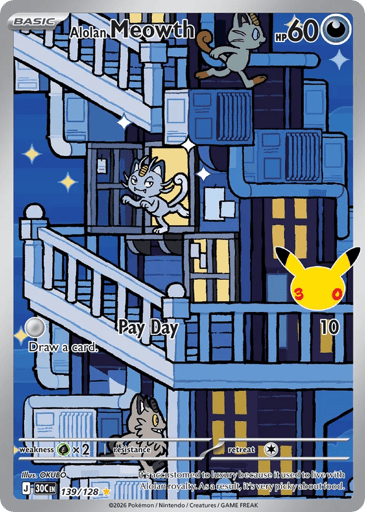 Alolan Meowth card