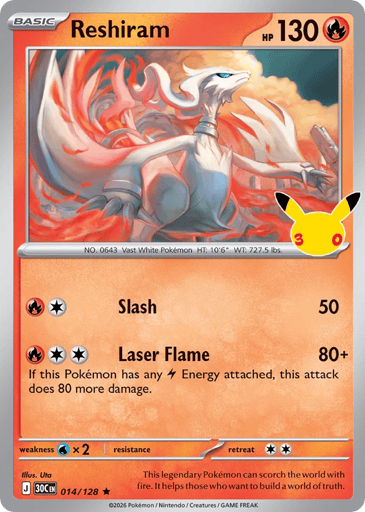 Reshiram card