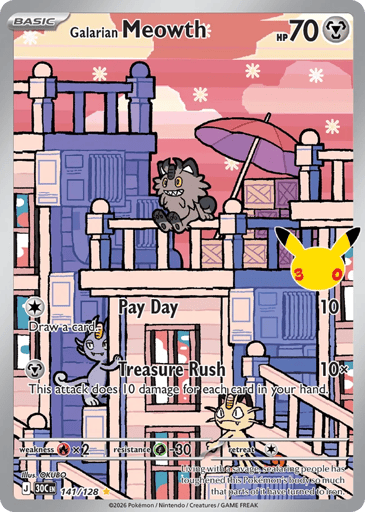 Galarian Meowth card
