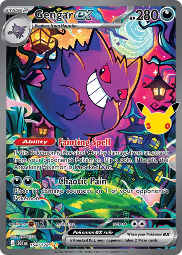 Gengar ex card