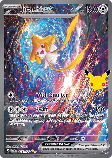 Jirachi ex card