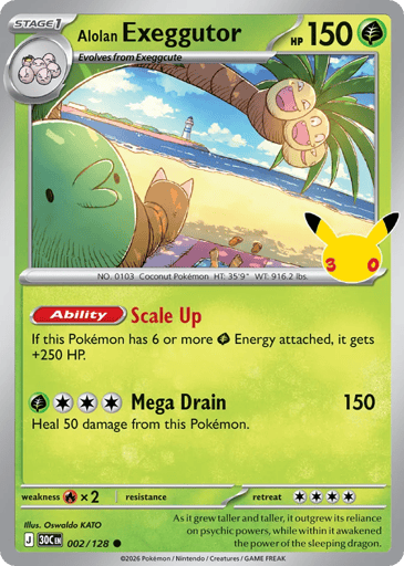 Alolan Exeggutor card