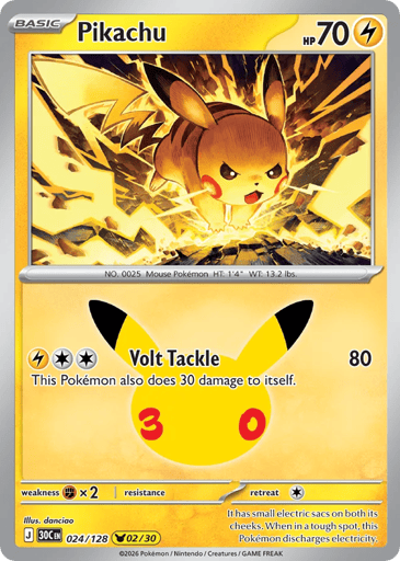 Pikachu card