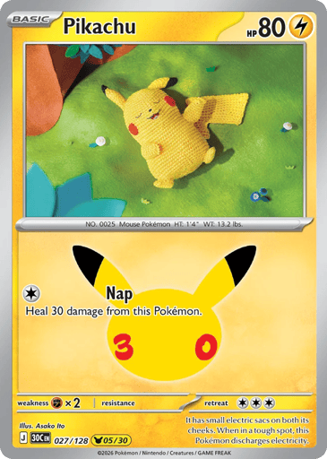 Pikachu card