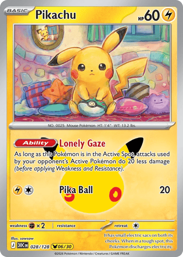 Pikachu card