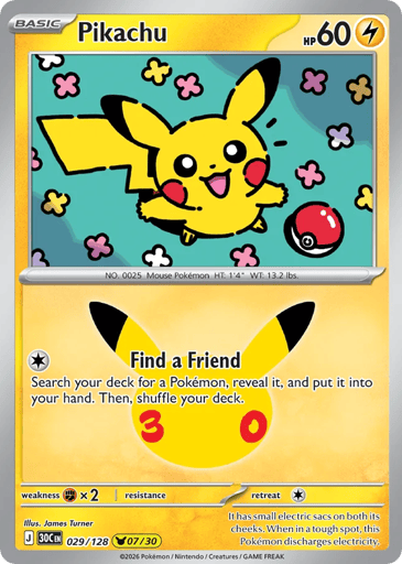 Pikachu card