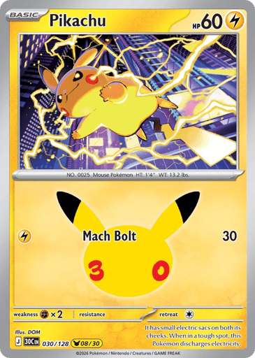 Pikachu card