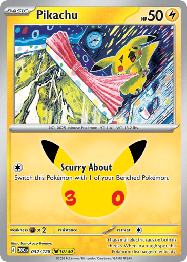 Pikachu card