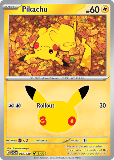 Pikachu card