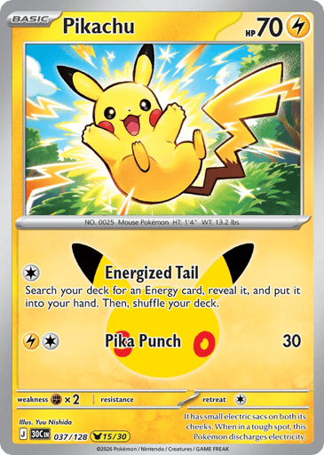 Pikachu card