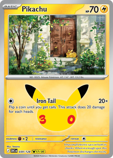 Pikachu card