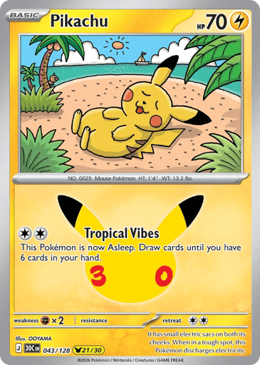 Pikachu card