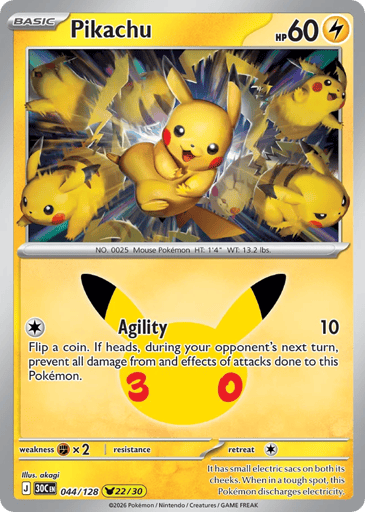 Pikachu card