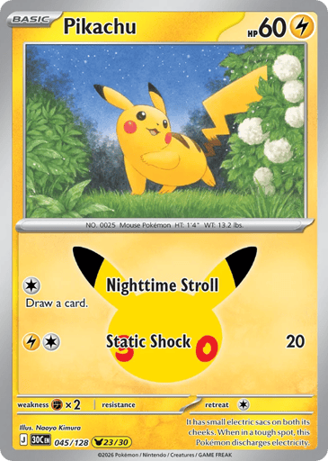 Pikachu card
