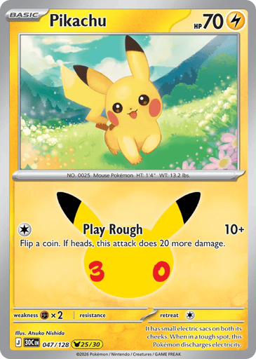 Pikachu card